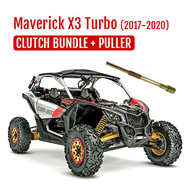 CanAm Maverick X3 Turbo R and RR (20172020) Primary+Secondary Clutch