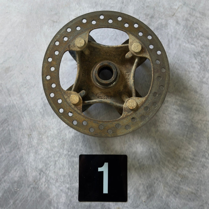 [Used] Left Rear Wheel Hub with Rotor Bundle fits Polaris RZR 1000