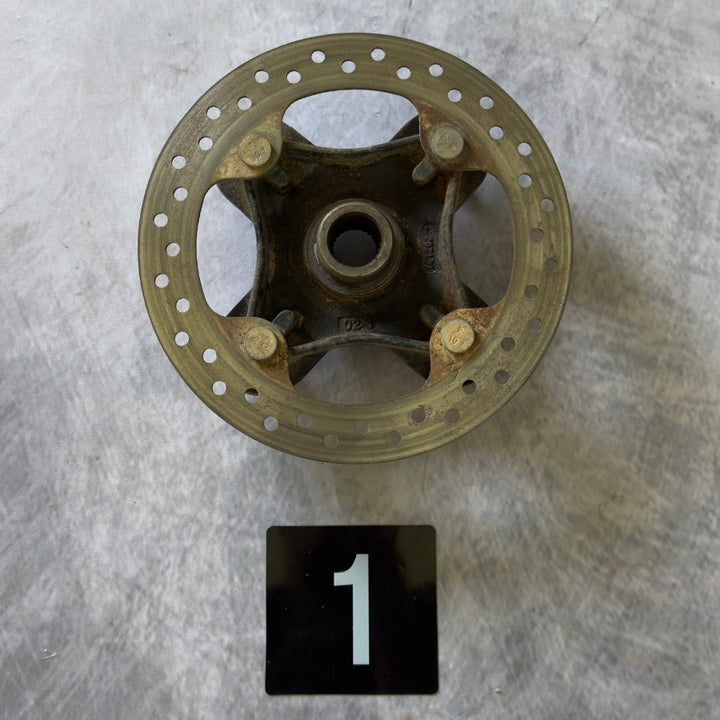 [Used] Right Front Wheel Hub with Rotor Bundle fits Polaris RZR 1000