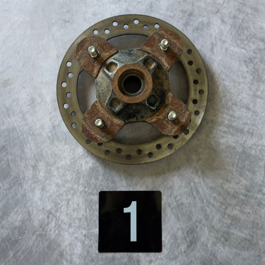 [Used] Right Front Wheel Hub with Rotor Bundle fits Polaris RZR 1000