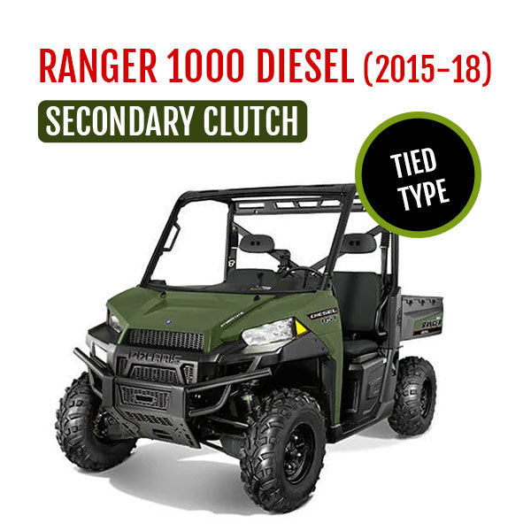 Ranger 1000 Diesel (2015-18) Secondary Clutch Upgraded Tied-Type