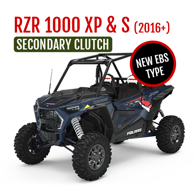 polaris rzr 1000 xp and S secondary clutch