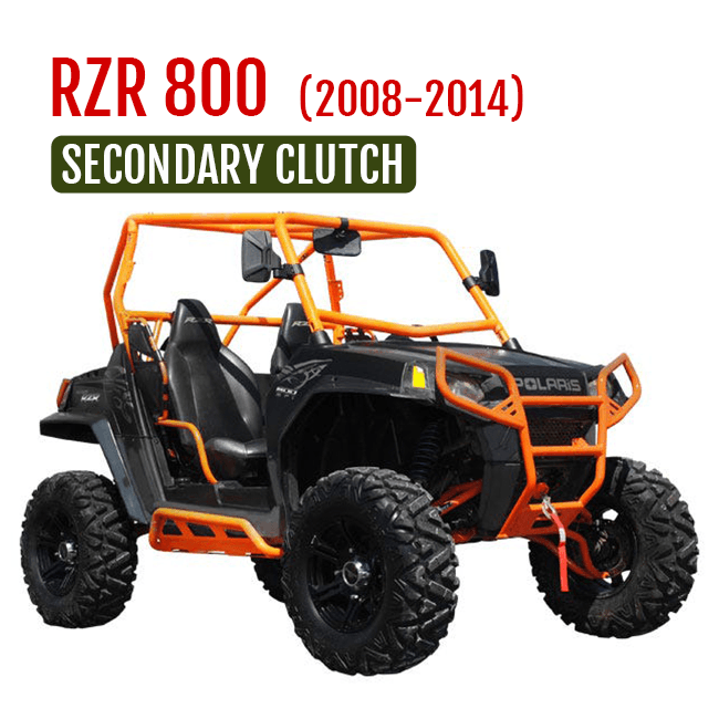 Polaris RZR 800 secondary clutch